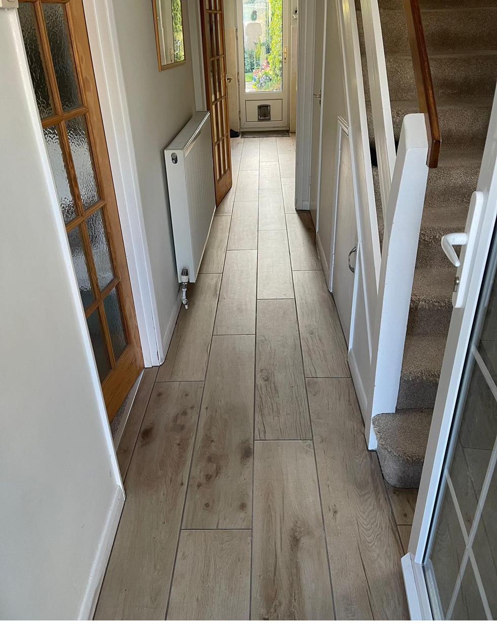 Hallway tiling by RyBuild Ltd